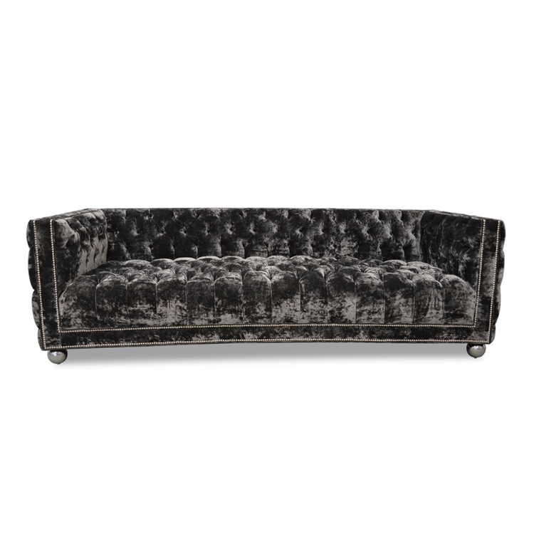 Featured image of post Grey Couch Tufted - Tufted one seater sofa grey.