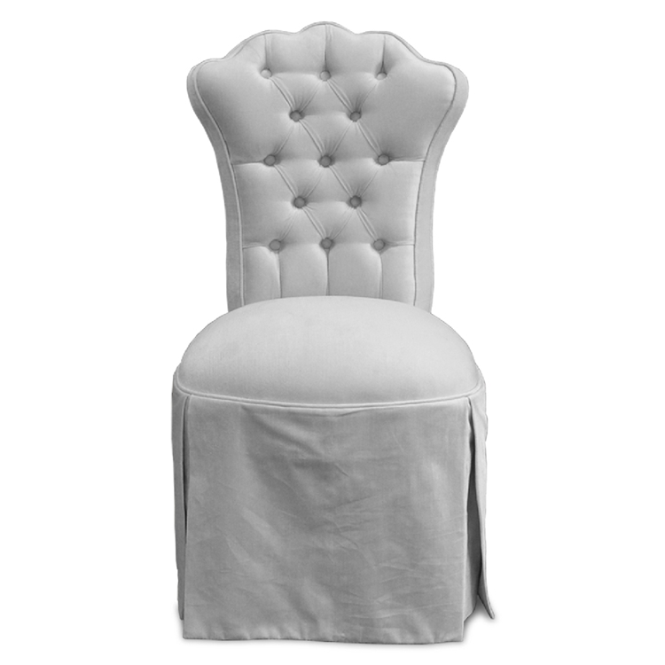 Allison Vanity Chair Colored Tufted, Tufted Vanity Bench