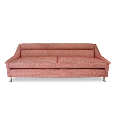 Elroy Red Mid-Century Design Sofa