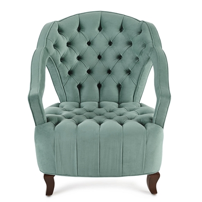 Azurinel Tufted Velvet Chair