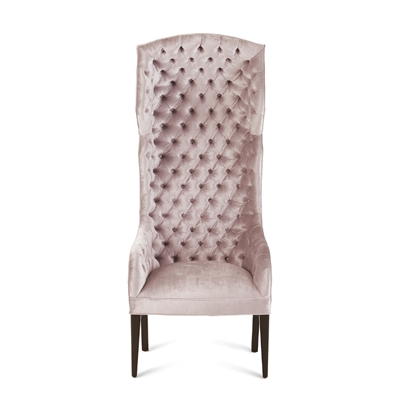 Gemma Amethyst Polyester Velvet Chair
