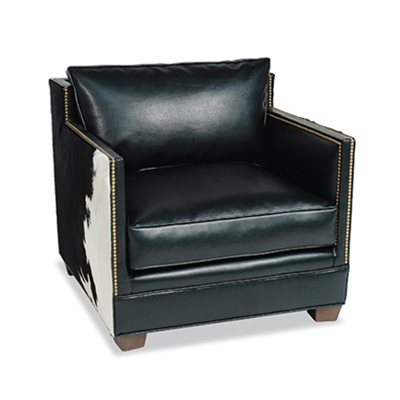 Gramercy Black Leather Chair