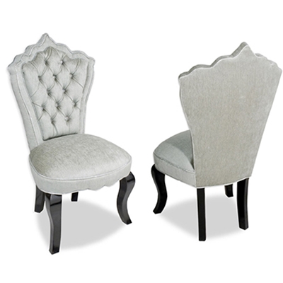 Isabella Tufted Velvet Vanity Chair