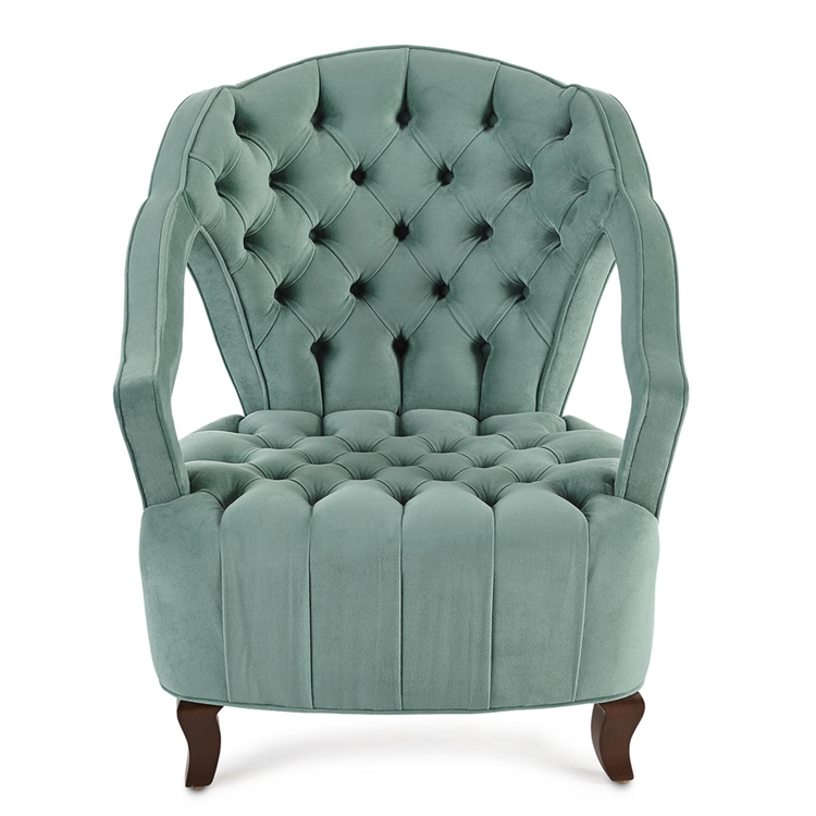 Azurinel Tufted Velvet Chair